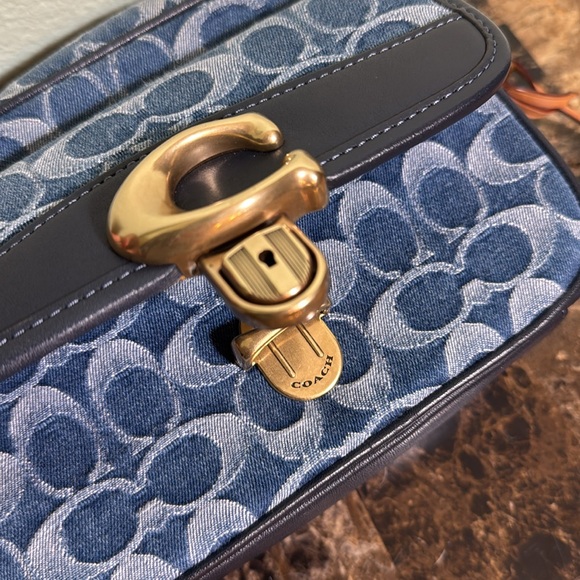 Coach studio camera bag 18 in signature wash denim - Picture 10 of 16